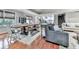 Bright and spacious open floor plan features a large dining table and living room at 646 Darlington Ne Cir, Atlanta, GA 30305
