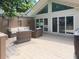 Relaxing outdoor patio with comfortable wicker furniture, offering an ideal space for entertaining and enjoying the weather at 646 Darlington Ne Cir, Atlanta, GA 30305