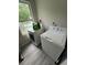 Bright laundry room with modern washer and dryer near a window with trees at 2351 Carver Nw Dr, Atlanta, GA 30314