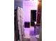 Functional bathroom with a shower, toilet, and vanity with storage at 3961 Jodeco Rd, Mcdonough, GA 30253