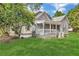 Beautiful one-story home with a covered front porch and manicured lawn at 3961 Jodeco Rd, Mcdonough, GA 30253