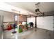 Spacious garage interior showing ample storage space and functional features at 1605 Ridenour Pkwy, Kennesaw, GA 30152