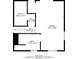 Floorplan showing utility room, hall, bathroom, and room dimensions at 2475 Harvel Nw Dr, Atlanta, GA 30318