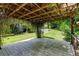 Backyard patio features a covered structure with verdant lawn at 81 Richmond Way, Villa Rica, GA 30180