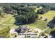 Aerial view of The Frog Golf course & Grill, showing the lush greenery and manicured fairways at 81 Richmond Way, Villa Rica, GA 30180