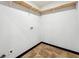 Empty laundry room with tile floors and shelving at 2711 Mcdonough Rd, Hampton, GA 30228