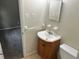 Bathroom features a single sink vanity at 8415 Magnolia Dr, Jonesboro, GA 30238