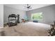 Home gym includes treadmill, weights, and natural light at 190 Paul Aiken Rd, Dallas, GA 30157