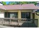 Outdoor deck featuring a wooden railing, ideal for relaxing and enjoying the view of the property at 202 Garden Ct, Atlanta, GA 30328