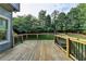 Spacious back deck with stairs overlooking the backyard at 306 Mill Rdg, Canton, GA 30114