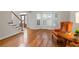 Inviting living room with staircase, large window, and comfortable seating at 3525 Stone Cliff Way, Woodstock, GA 30189