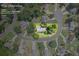 Aerial view of the property showing the home's placement on a spacious 0.34 acre lot at 2196 Kildare Nw Way, Kennesaw, GA 30152