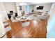 Well appointed dining area with modern furniture with easy access to the kitchen at 265 Edinburgh Ln, Woodstock, GA 30188