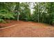 Beautiful backyard featuring natural landscaping and trees, creating a tranquil and private setting at 280 Blackland Nw Rd, Atlanta, GA 30342