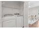 Convenient laundry room with front load washer and dryer at 812 Dixie Ne Ave, Atlanta, GA 30307