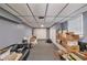 Unfinished basement area with neutral carpet, walls, and abundant storage at 2165 Shillings Chase Nw Dr, Kennesaw, GA 30152