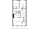 Detailed floor plan showcasing the bedrooms, baths, hall, primary bedroom and walk in closet at 262 Bell Grove Ln, Suwanee, GA 30024