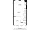 Second floor plan featuring living room, dining area, kitchen, and bathroom at 262 Bell Grove Ln, Suwanee, GA 30024
