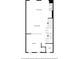 Detailed floor plan showcasing the layout of the living room, dining area, kitchen, bath and stairway at 262 Bell Grove Ln, Suwanee, GA 30024