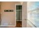 Bedroom closet featuring neutral walls, a shelf, and natural light from the window at 2693 Larkspur Se Dr, Atlanta, GA 30316