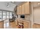 Kitchen area with workspace and desk at 5357 Harbury Cv, Suwanee, GA 30024