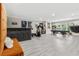 Spacious basement featuring a bar, exercise equipment, and a pool table for entertainment and recreation at 10 Nesbit Reserve Ct, Atlanta, GA 30350
