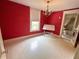 This bedroom features light colored walls and floors, and large window, and adjacent bathroom at 1242 Star Ne Dr, Brookhaven, GA 30319