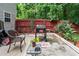 This backyard has a new grill and plenty of space to entertain at 248 Springbottom Dr, Lawrenceville, GA 30046
