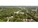 Scenic aerial view of a suburban area with houses surrounded by lush green trees at 555 Orme Ne Cir, Atlanta, GA 30306