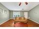 Inviting living room with wood floors, neutral walls, and comfortable seating arrangement at 600 River Bend Sw Cir, Smyrna, GA 30082