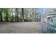 View of the spacious and private backyard, surrounded by mature trees at 3226 Bruckner Blvd, Snellville, GA 30078