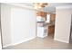 Bright dining area featuring tile floors, fan, and kitchen access at 3400 Scott Dr, Austell, GA 30106