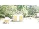Backyard featuring a shed for additional storage space at 3400 Scott Dr, Austell, GA 30106