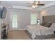 Bedroom featuring recessed lighting, ceiling fan, and french doors to outside at 1103 Coleman Sw St, Atlanta, GA 30310