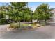 A landscaped driveway with benches creates a welcoming entrance to these townhomes at 204 Wilbur Se Ave, Atlanta, GA 30316