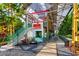 Picturesque outdoor patio area with gravel and modern stairs at 204 Wilbur Se Ave, Atlanta, GA 30316
