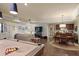 Open basement layout with a billiards table, dining space, and comfortable seating area for relaxation at 515 Saint Barbaras Nw Ln, Marietta, GA 30064