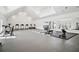 Bright gym featuring high ceilings, skylights, and an array of exercise equipment for a complete workout at 6838 Prelude Dr, Atlanta, GA 30328