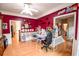 Bright office space with lots of storage, natural light, and hardwood floors at 855 Hood Rd, Fayetteville, GA 30214