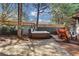 Backyard featuring a hot tub, outdoor dining and seating area with a wood pergola at 2620 Middle Coray Cir, Marietta, GA 30066