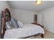 Bedroom with a decorative headboard bed frame at 5915 Partners Pass, Cumming, GA 30028