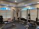 Bright and airy gym with weight training equipment and natural light at 1075 Peachtree Walk # A205, Atlanta, GA 30309