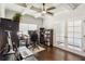 Bright office space with coffered ceilings and double doors, perfect for working from home at 2031 Broadmoor Way, Fairburn, GA 30213