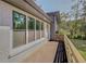 Exterior view of the deck, showcasing the home's architectural details and outdoor living space at 2344 Belmont Dr, Decatur, GA 30032