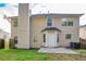 Back exterior view of home showing patio and siding at 2931 Two Lake Cir, Atlanta, GA 30349