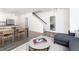 Spacious living room seamlessly connects to the dining area and kitchen at , Douglasville, GA 30135