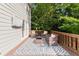 Back deck featuring an outdoor seating area with views to mature trees at 2789 Brookcliff Lndg, Marietta, GA 30062