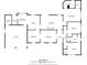 Detailed floorplan with dimensions showcasing layout of the home, including rooms and total square footage at 4062 Plantation Dr, Marietta, GA 30062