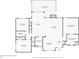 First floor plan featuring the kitchen, primary bedroom, living room, and secondary bedrooms at 48 Old Canton Ne Rd, Cartersville, GA 30121
