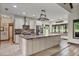 Spacious kitchen features a large center island, stainless steel appliances and stylish countertop at 48 Old Canton Ne Rd, Cartersville, GA 30121